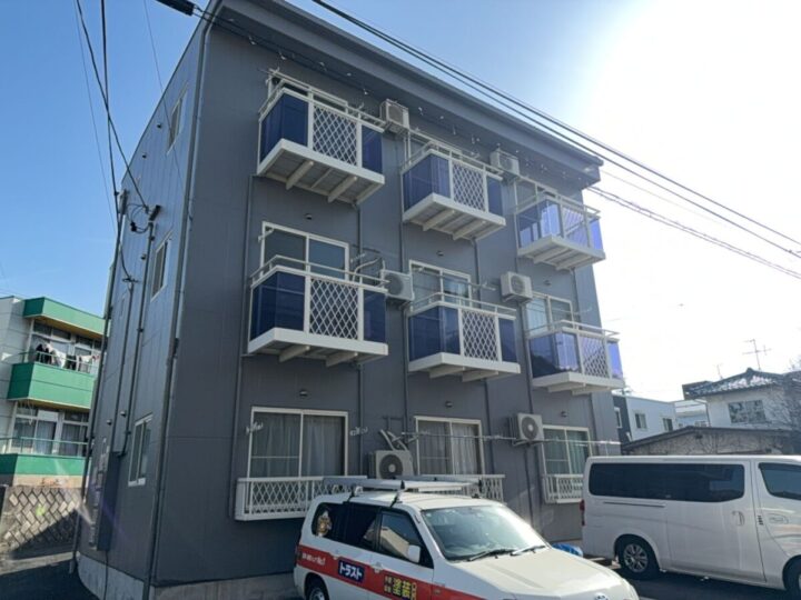 上田市アパート　屋根・外壁塗装工事