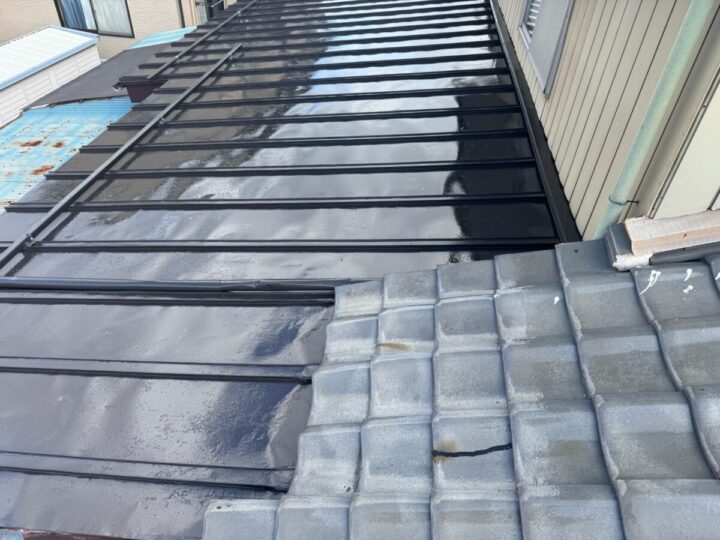 長野市K様 屋根・破風板塗装工事