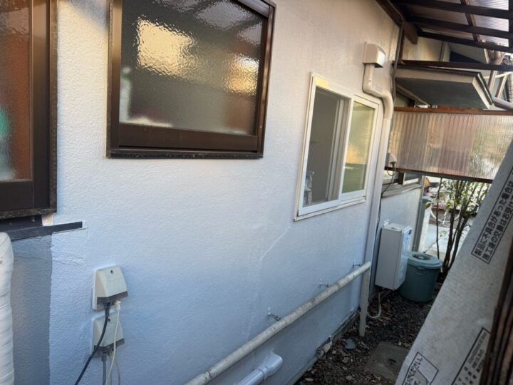 長野市M様　外壁部分塗装・補修工事