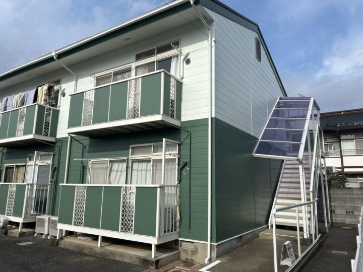 長野市アパート　屋根・外壁塗装工事