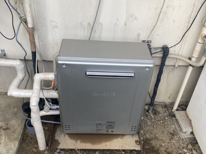 長野市A様　給湯器交換工事