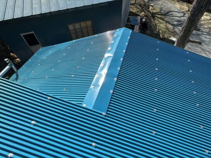 長野市K様　ポリカ屋根取付工事