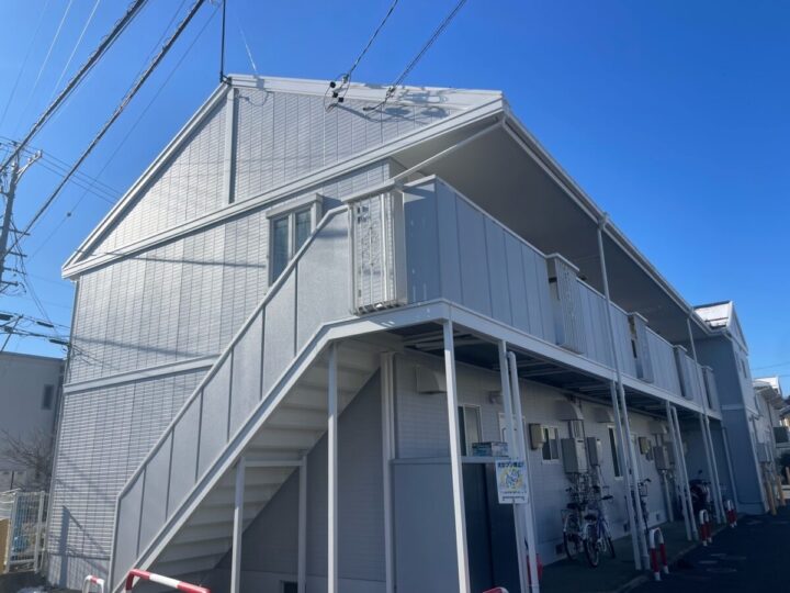 長野市アパート　外壁・屋根塗装工事