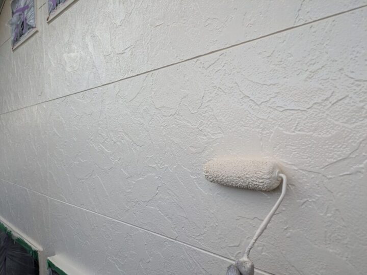 外壁上塗り(2回目)