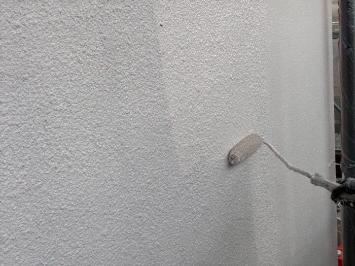 外壁上塗り(2回目)