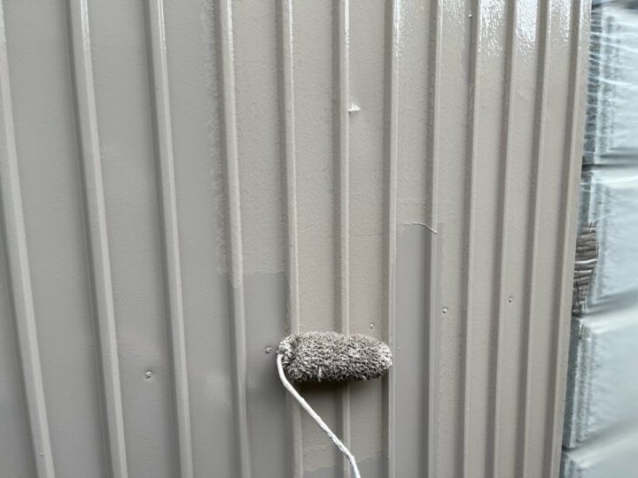 外壁上塗り(2回目)