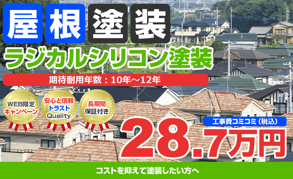 アレスダイナミックルーフ塗装 28.7万円
