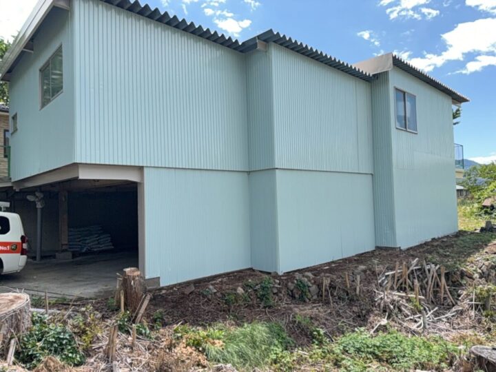 坂城町K様　倉庫屋根・外壁塗装工事