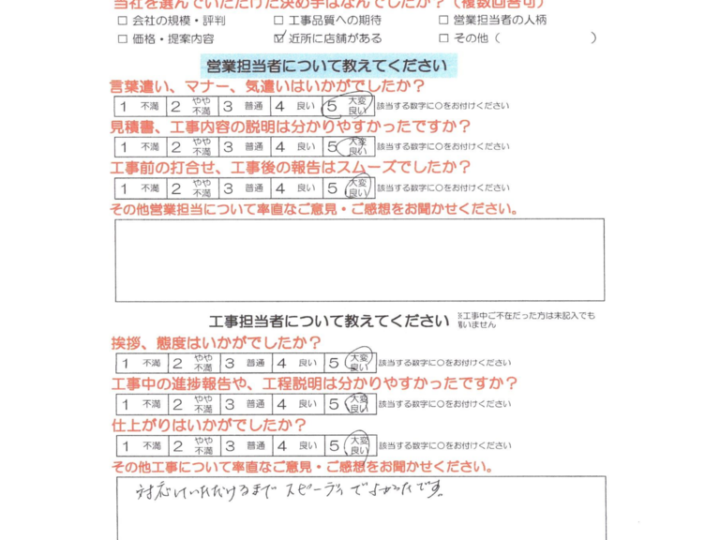 長野市　Ｍ様