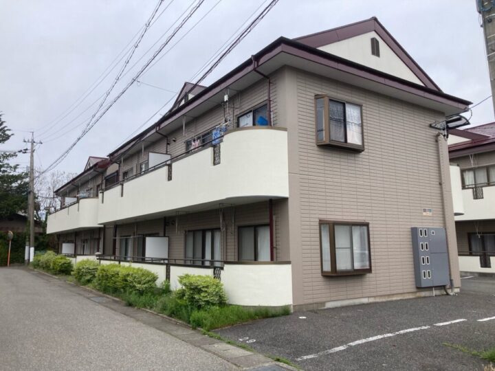 塩尻市アパート2棟　屋根・外壁塗装工事　