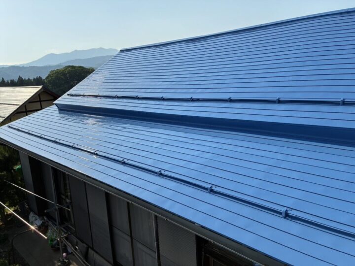 中野市H様邸　屋根塗装・外壁板金工事