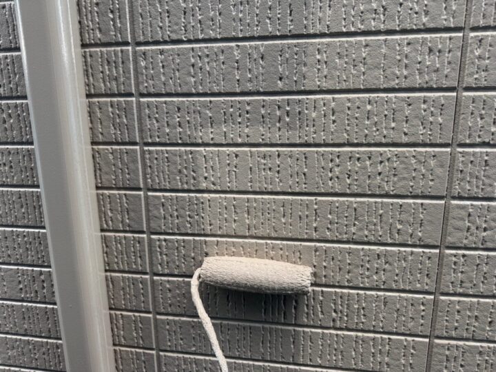 外壁上塗り(2回目)