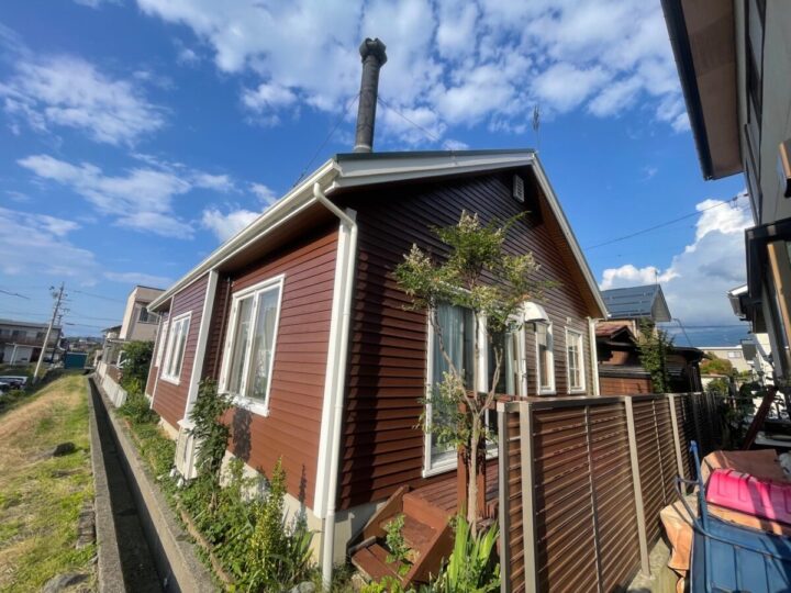 須坂市M様　外壁塗装・屋根カバー工事