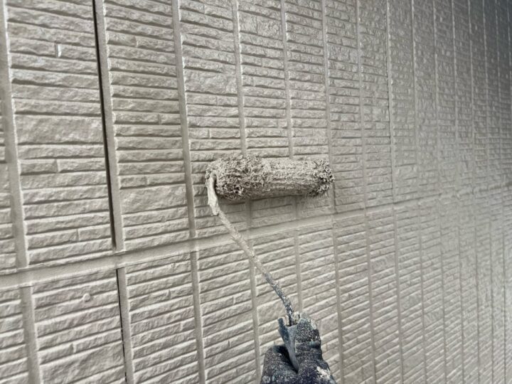 外壁上塗り(2回目)