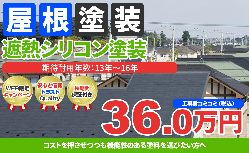 遮熱シリコン塗装 36.0万円