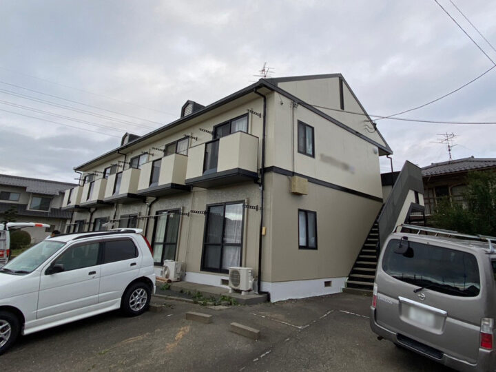 塩尻市アパート　外壁・屋根塗装工事