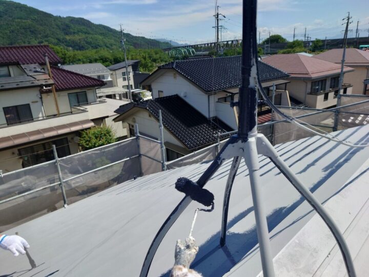 アンテナマスト塗装