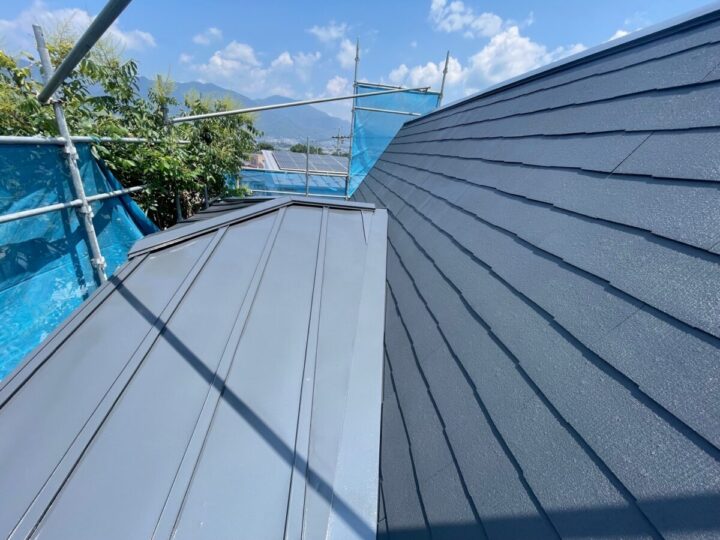 上田市アパート　屋根塗装工事