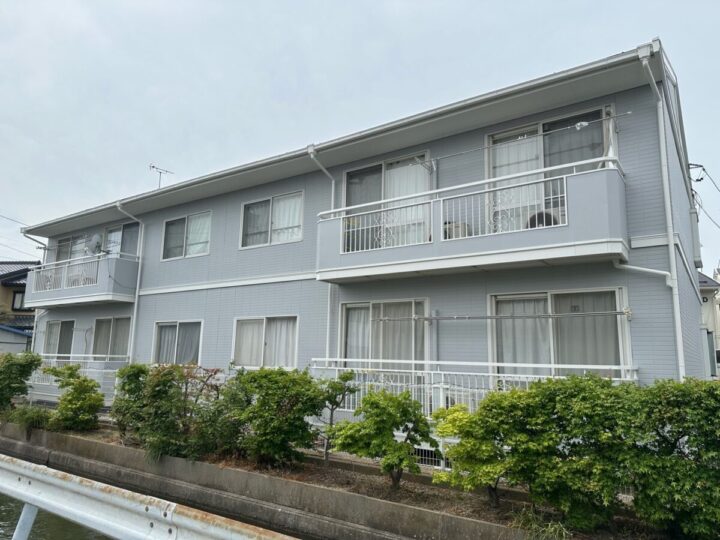 長野市アパート　屋根・外壁塗装工事