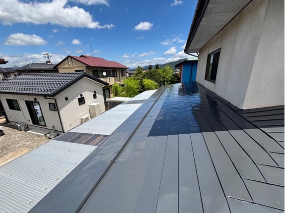 千曲市U様　屋根塗装工事